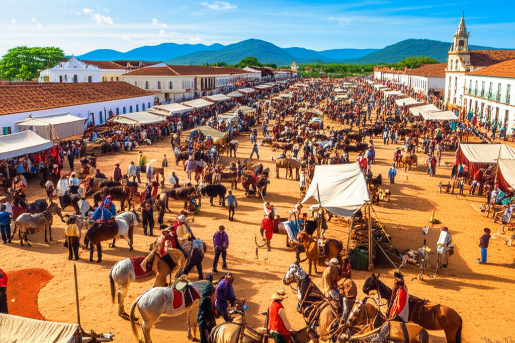 A Alma do Brasil Caipira: Como a Feira de Muares Moldou Sorocaba e o País!