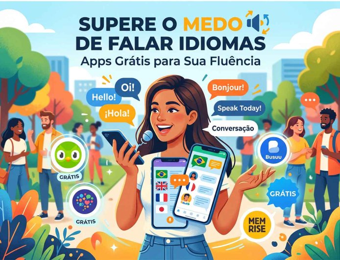 Supere o Medo de Falar Idiomas: Apps Grátis para Sua Fluência