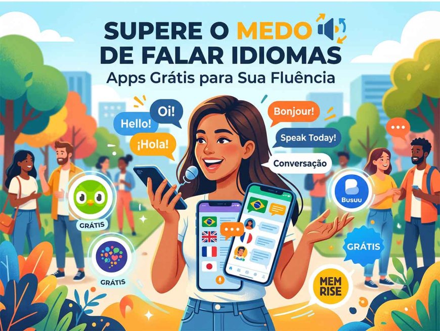 Supere o Medo de Falar Idiomas: Apps Grátis para Sua Fluência